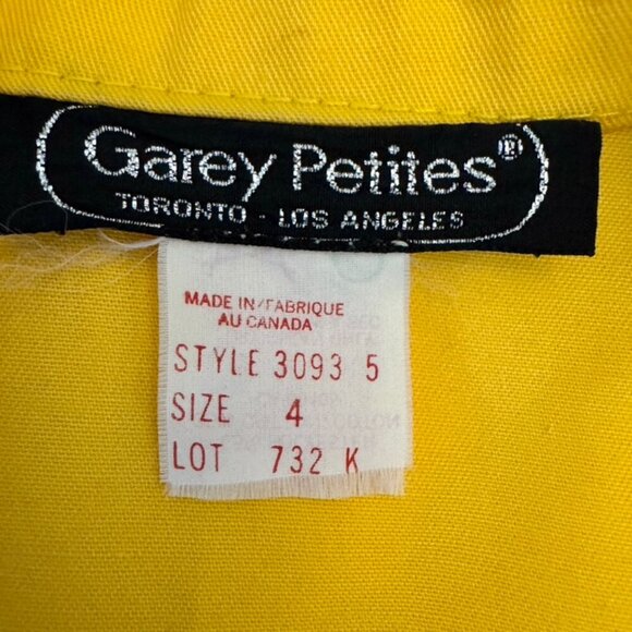 80s Vintage Yellow Light Jacket Blazer - Picture 7 of 11